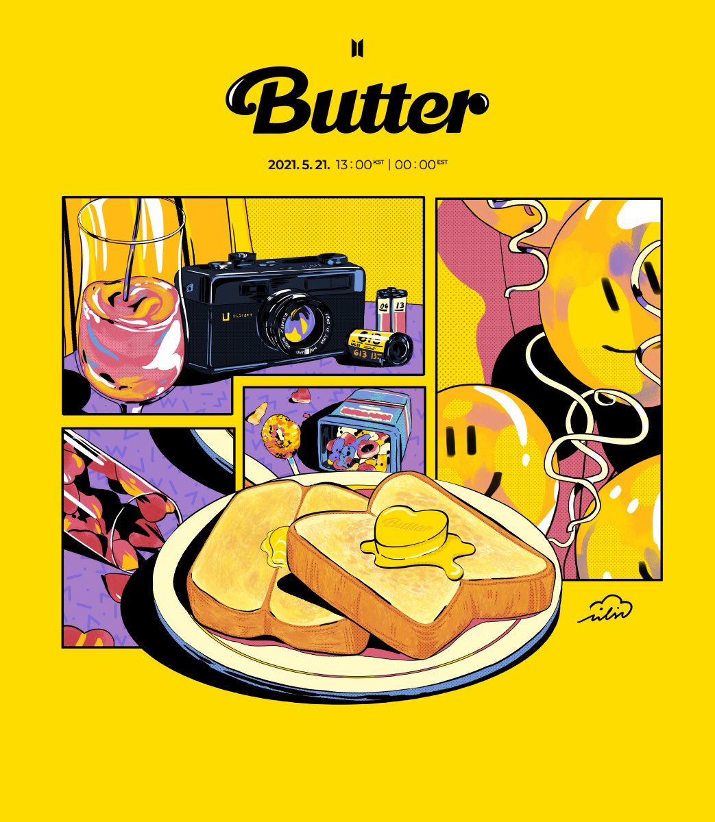 「Butter ya ready? 

🧈https://t.co/n92SFT」|ulsi⁷ Shopee Open ⛅️💜🔕のイラスト