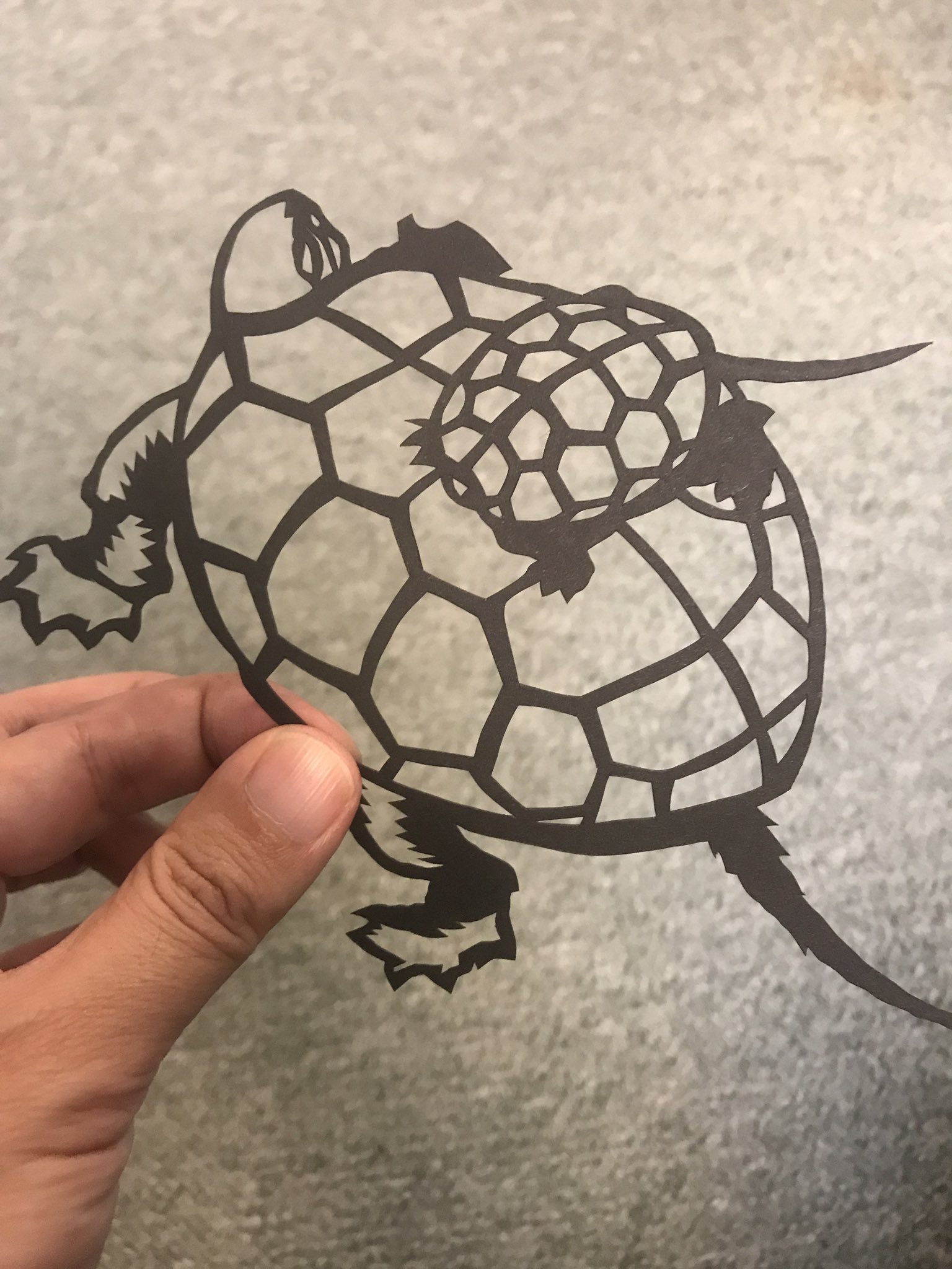 Fivestar Art Museum Tuge9999 葛飾北斎の模写 石亀の親子切り絵 切り絵 カメイラスト Turtle Turtleart 亀 カメ カメ好き カメグッズ イラスト 亀イラスト Surrealism Illustration Turtlelover Turtlelovers Hokusai 石亀
