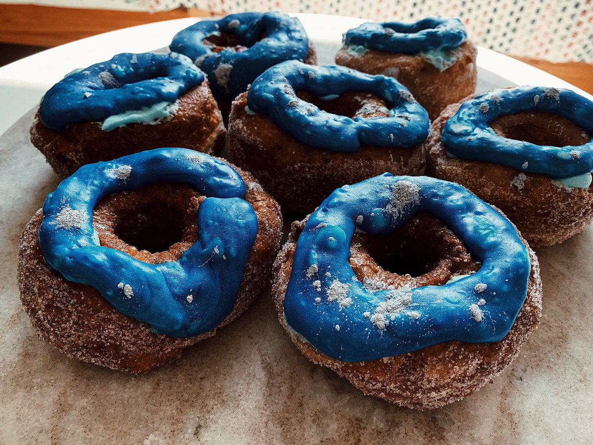 Kronos Cronut: Anyone else read Cronut instead of Kronos ? No ? Just me ? 

Recipe from @DominiqueAnsel 
Character by @usedbandaid #loreolympus #loreolympusfood