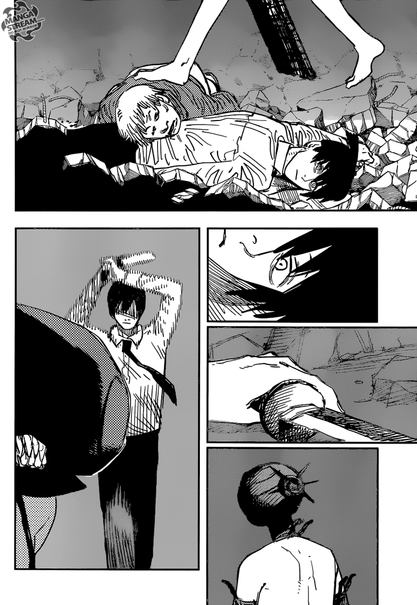 achanoyumi's tweet photo. 47- La táctica de hacerse al muerto la aprendió de Aki. https://t.co/7kkBH87A63