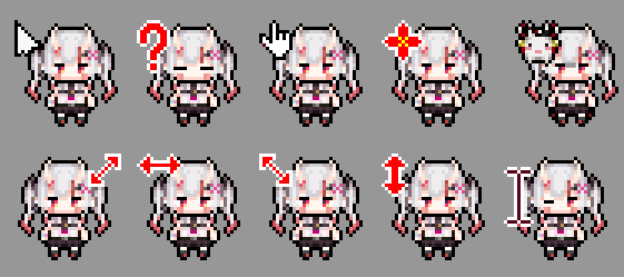 ホロライブマウスカーソル