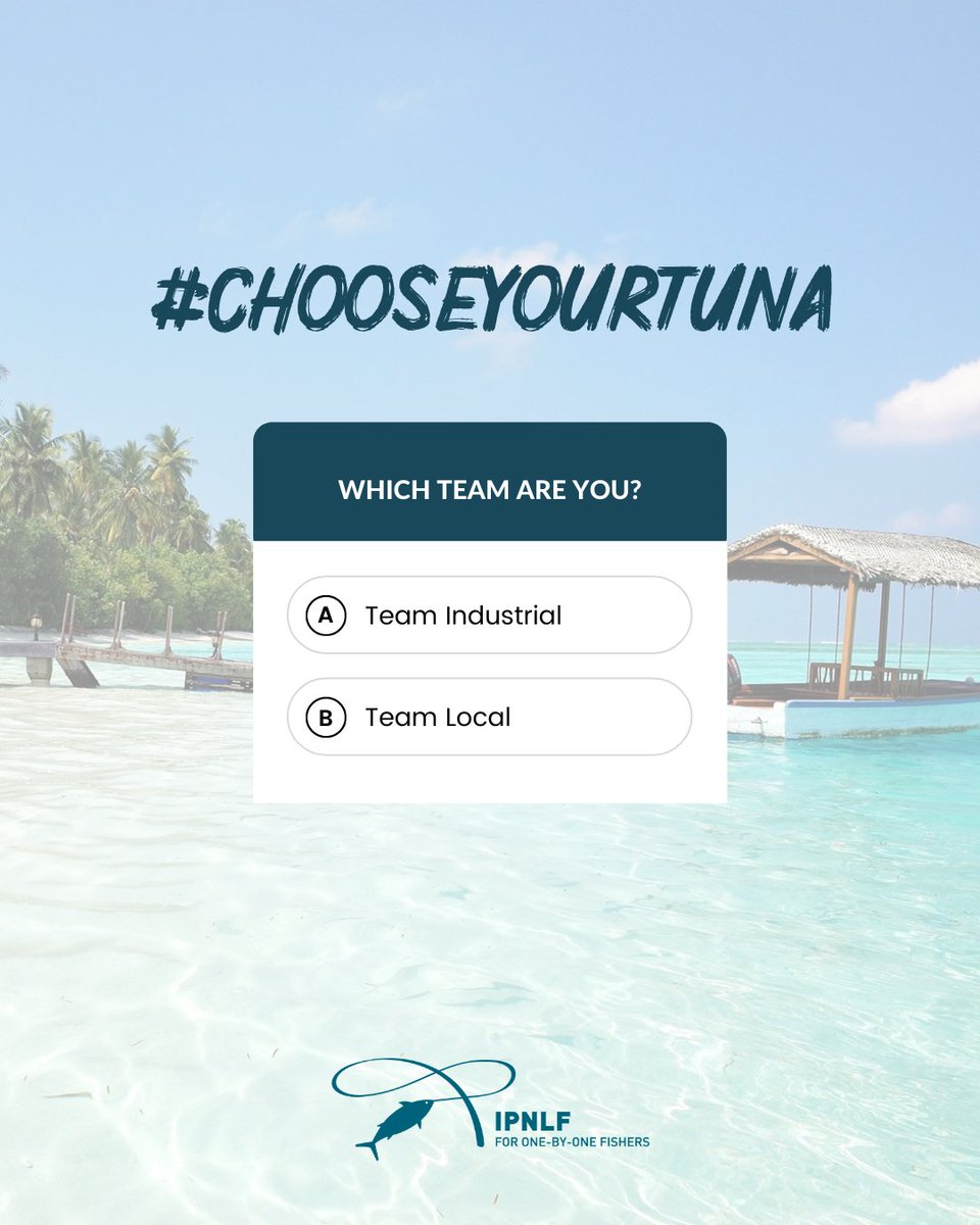 Curious about the 6 steps to #ChooseYourTuna? Ready to decide? Head over to IPNLF's Instagram buff.ly/3e0vTG2 and our website to find out more buff.ly/3e3q4HJ
#reimaginetuna