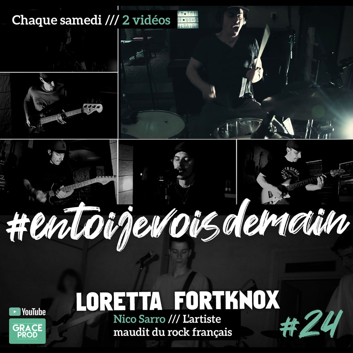 Nico_Sarro_'s tweet photo. Si vous voulez me voir jouer de la batterie, de la basse, de la guitare, et reprendre une de mes premières compos, j'avais 21 ans c'est ici 😉
https://t.co/0A8bgSHm4u https://t.co/ku5AzJY8Wp