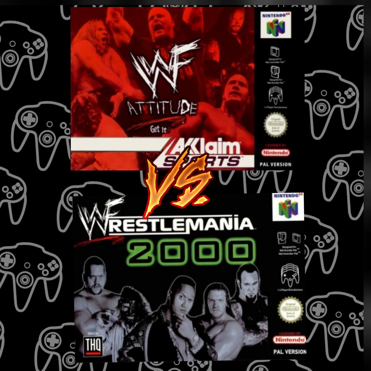 n64lifepodcast's tweet photo. After being badgered since I started the podcast I am finally bringing my other love to N64life, WRASSLIN! After a heart felt story about Owen the normal madness continues like a low blow after a ineffective power bomb. #n64 #wm2k #wwfattitude
https://t.co/yJPlXe5l0f https://t.co/E4xKzlySqx