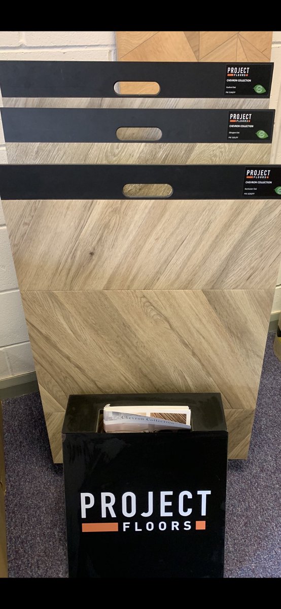 PjmFlooring's tweet photo. If your looking for something a bit different, look no further than @projectfloorsuk timber collection and chevron collection luxury vinyl - come and see our wide range at our Deeside showroom #luxuryvinyl #chestertweets https://t.co/bGE1xpqgxu