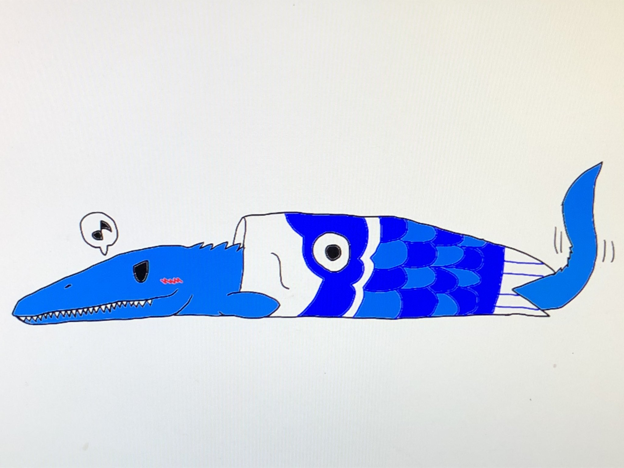 Mkkai2 鯉のぼりの中が気に入ったjwモササウルス 5月 5月イラスト 鯉のぼり ジュラシックワールド 海生爬虫類 モササウルス イラスト May Carpstreamer Jurassicworld Marinereptile Mosasaurus Illust T Co Rdjn6ohd Twitter