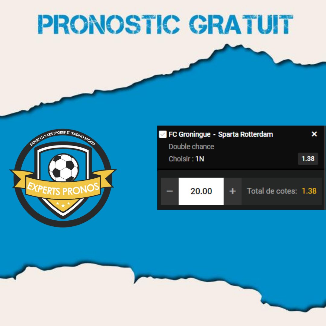 pronos_experts's tweet image. Salut la team! Nouveau pari gratuit aux pays bas! Pari de la veille remboursé ;) gérez vos mises et passez un bon dimanche! #TeamParieur