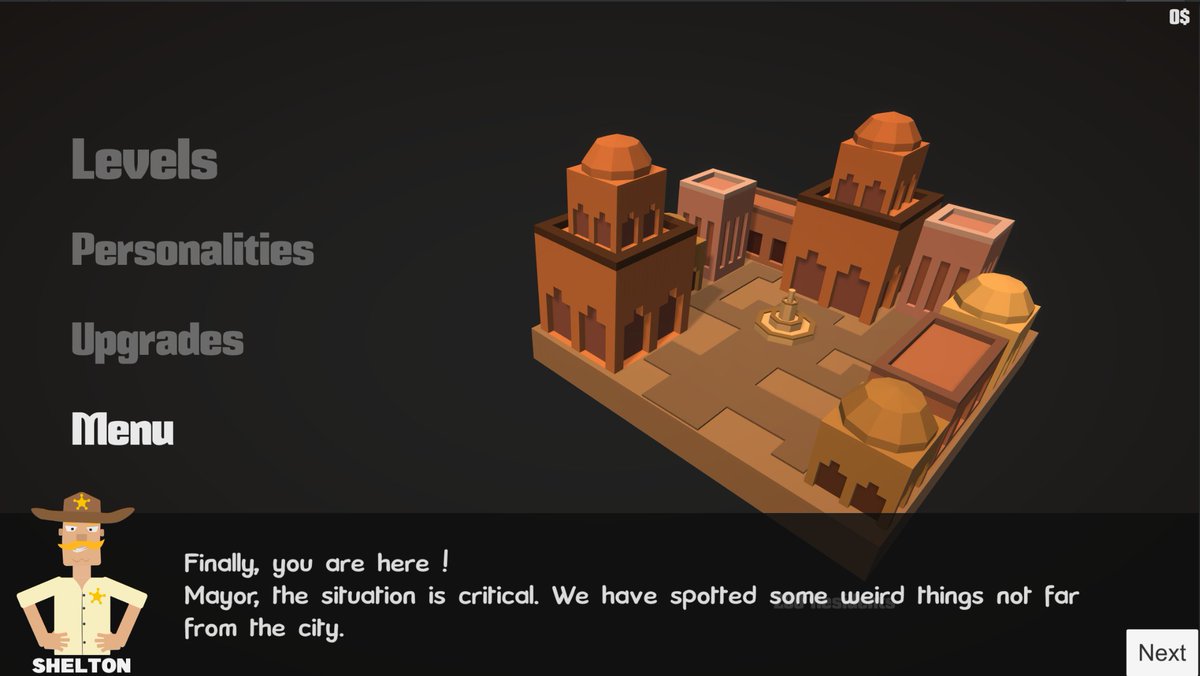 TurboDevTeam's tweet image. Working on some major feature : dialogs (Still WIP).

This is mainly how the story will be told, through interesting and fun characters.

#ZombiesAgainstUs #indie #indiegame #IndieGameDev #indiedev #gamedev