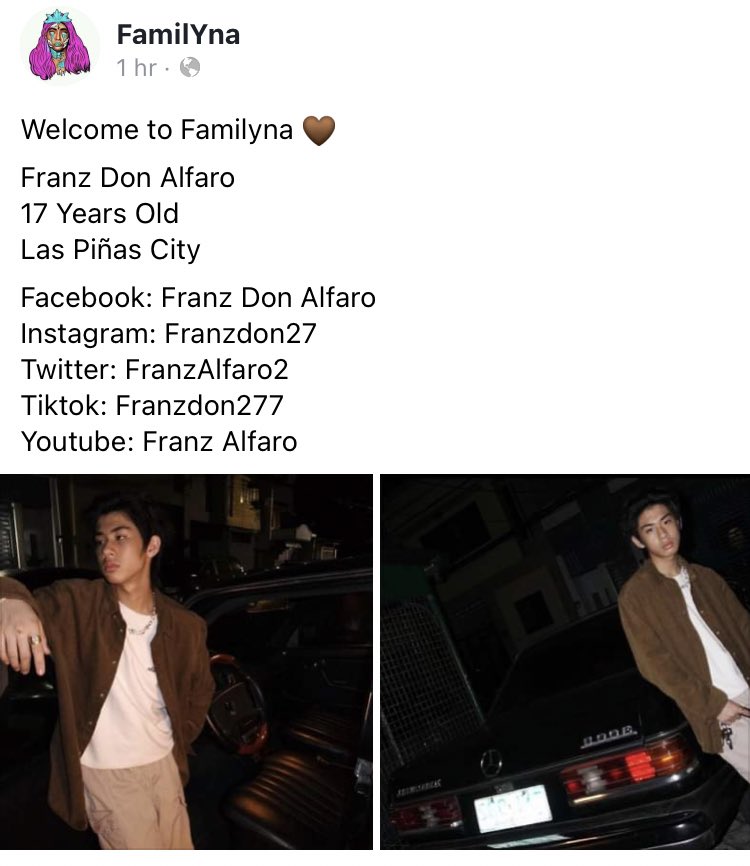 ALFARHOES's tweet photo. [UPDATE] Franz is now officially part of @familynaaa handled by @ynamagendaaa, let’s all support their upcoming projects for our main man 🤎 https://t.co/eItdo21nIc