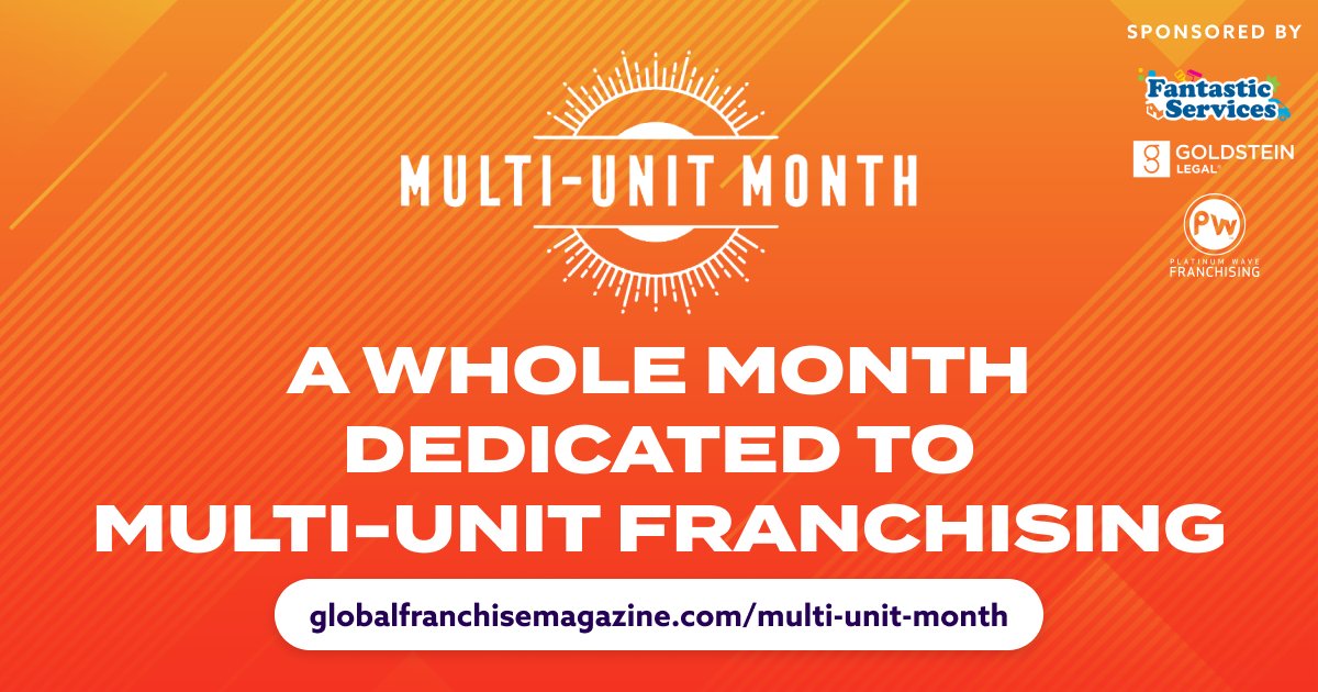 efranchisedays's tweet image. Thinking of entering the world of #multiunit business ownership? Then you won't want to miss out on @globalfranmag #MultiUnitMonth! Register today to sign up for exclusive ## podcasts, providing you with everything you'll need to know 👇

Click here bit.ly/3gVlOfl