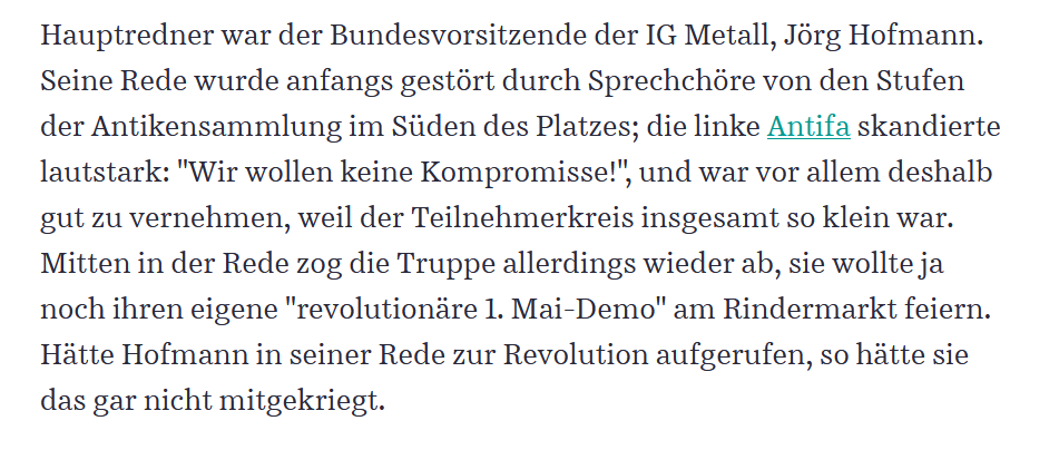 _derjasper's tweet photo. @kottederfranz Wie kann man als Journalist eigentlich so einen quatsch schreiben? Legitime Gegenposition zu einem Redner auf einer Versammlung von einer Menschengruppe und Sie bennenen diese ohne Grundlage als die "linke Antifa". Warum? Kein Interesse an ernsthaftem Journalismus? https://t.co/wMAwRUQ2VK