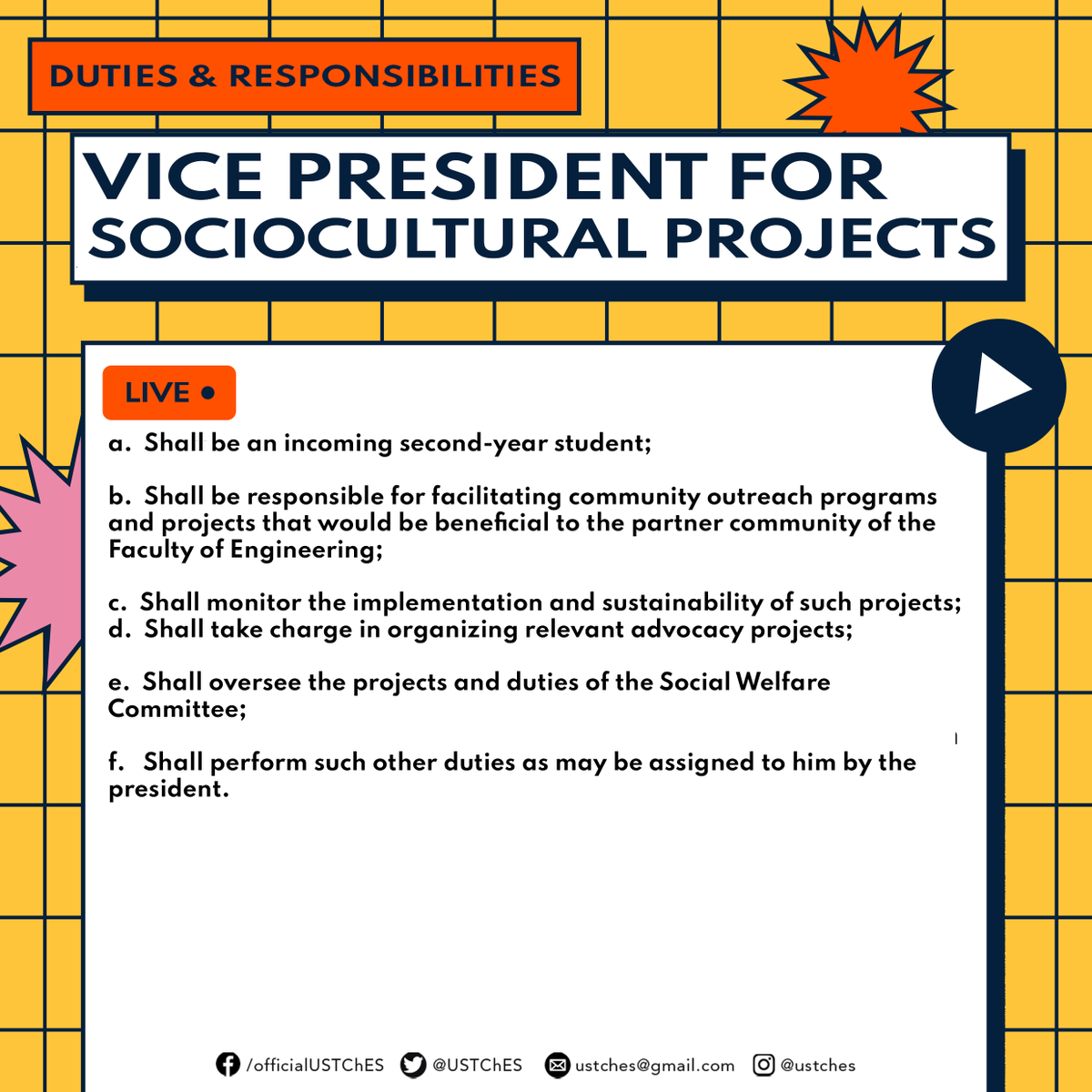 Ust Chemical Engineering Society On Twitter: "- President - Executive Vice  President - Executive Secretary - Executive Treasurer #Cheselections2021  Https://T.co/Ojysmdkdtp" / Twitter