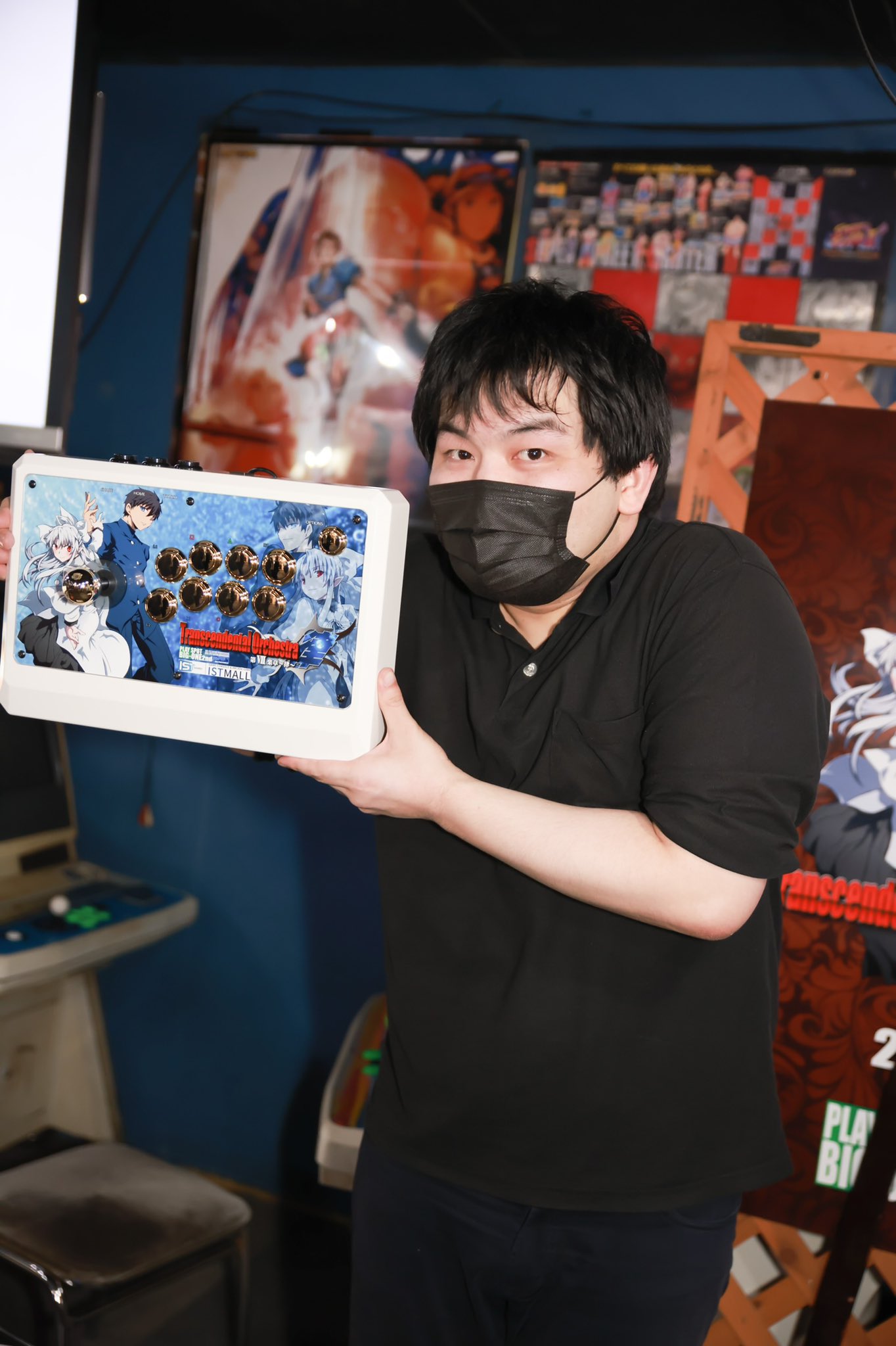 アケコン MELTY BLOOD: TYPE LUMINA キャラ印刷押しボタン