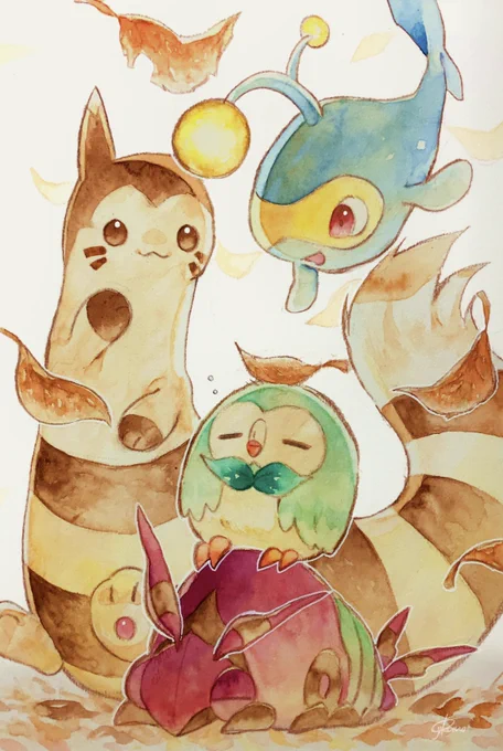 永遠にお気に入りの水彩絵たち 