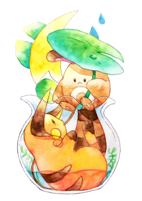 永遠にお気に入りの水彩絵たち 