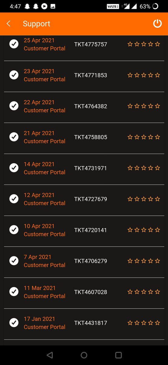 shailsvo's tweet image. @highspeedION @dvoisssv  you guys need to work on your service and customer support. If you cant provide the internet half of the time then why are you even exist plus half of the time we need to face down time. I am attaching my complaint tickets till date.
#ion #highspeedion