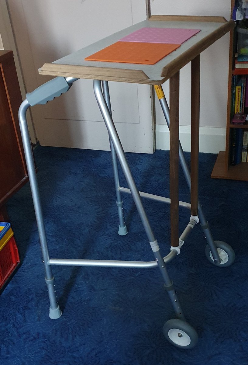 So mum's not so good on her feet. She can't walk and carry something,  so one mod later.........
