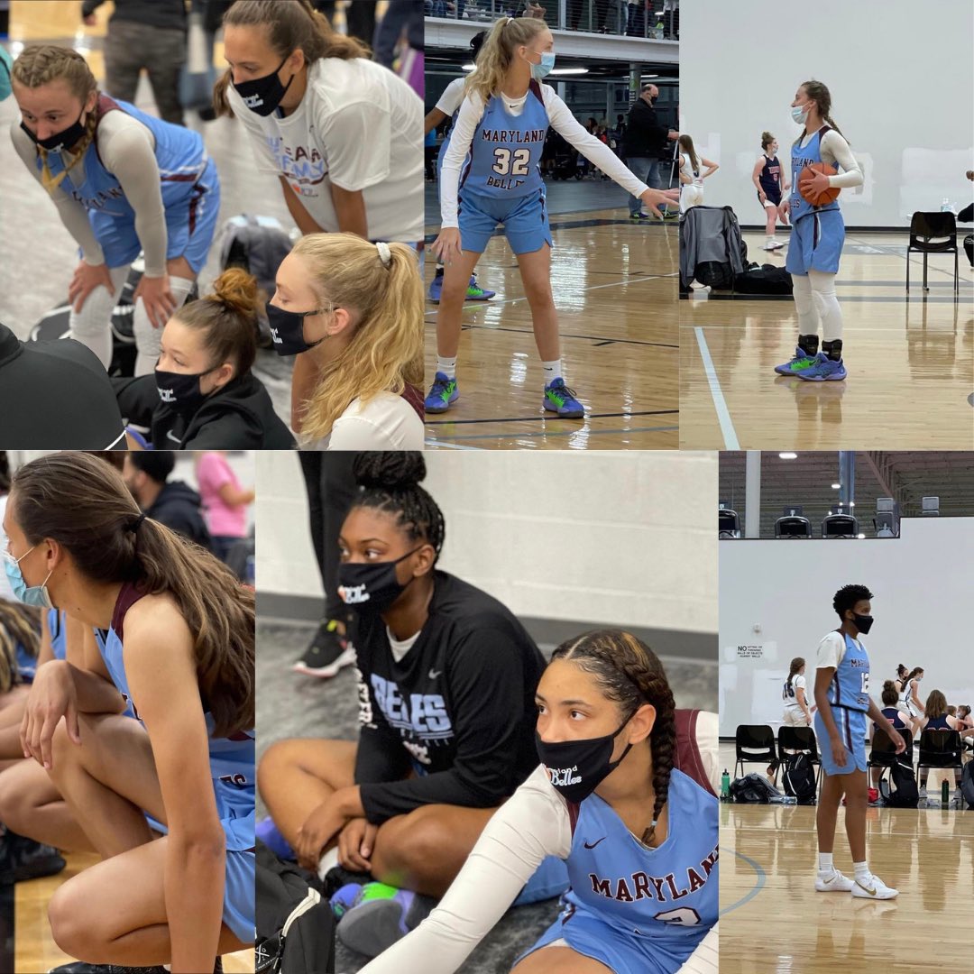 Maryland Belles 2022 team is back in action. Tons of talent on this roster 🏀💙🔔