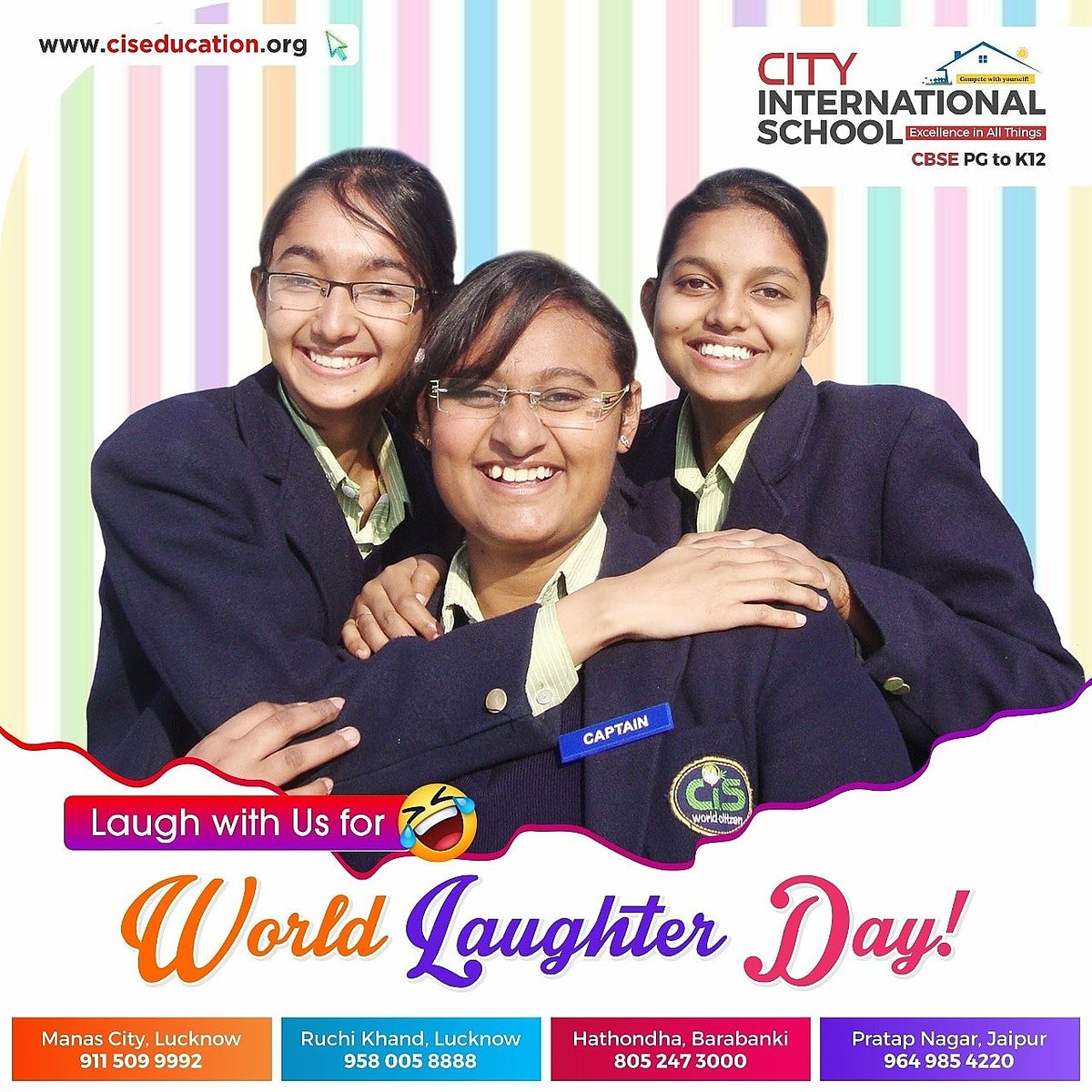 geti_learn's tweet photo. Laugh with Us for World Laughter Day!
This year has been a challenging year for us all. During these uncertain times it might feel like there’s not much to laugh about but take a step back and remember those funny moments with your children and students.

#HappyWorldLaughterDay https://t.co/zk5qUX9fkU