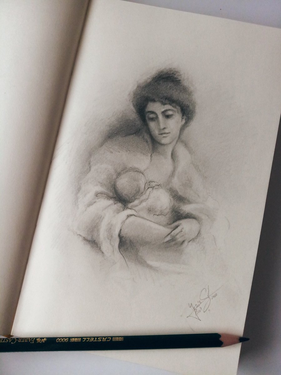 Feliz Día de la Madre 

Estudio de "Las Cigarreras" de Gonzalo Bilbao, 1915

Lápiz sobre papel
2021