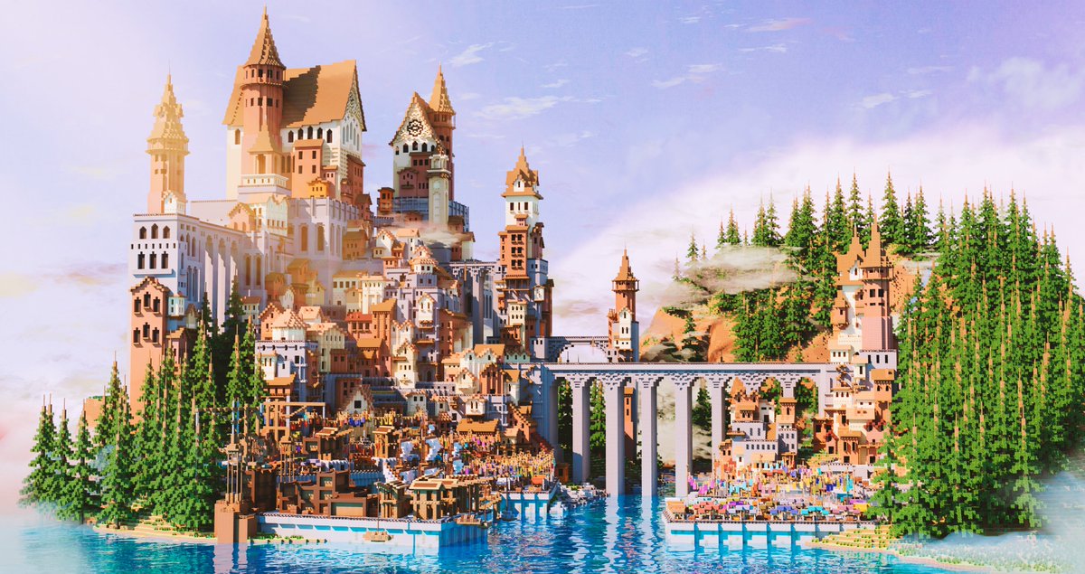 'Woodland Empire'
Rendered by <a href="/iAleM_/">AleM</a> 
Solo Build on <a href="/BuildersRefuge/">Builder's Refuge</a> 
#Minecraft #minecraft建築コミュ