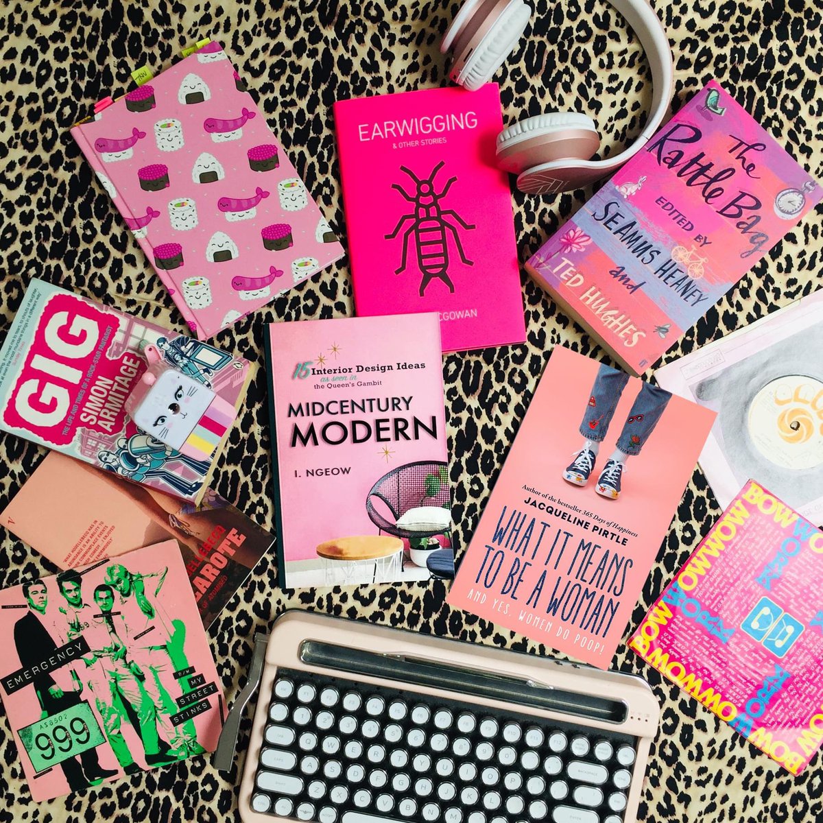 Look what the pink dreams brought! Thanks @ivyngeow for this scrumptious pink selection—your new #book Midcentury Modern is inspiring. And mine, What it Means to BE a Woman, fits in with power/clarity. Check’em out pink-lovers!@sincerelyessie @sotonbloggers @USBloggerRT @BBlogRT