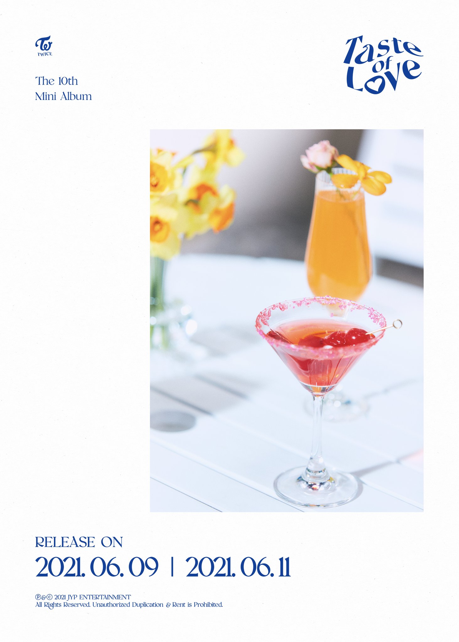 Twice Taste Of Love でカムバ発表 Blue X Tokyo
