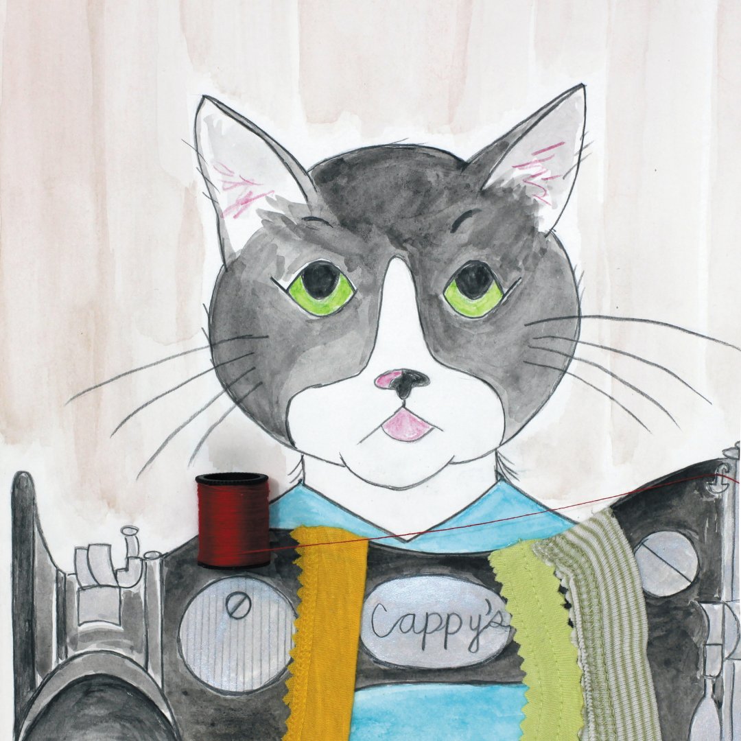 Sunday chores Cappy style...who can relate?! 🐱 #childrensbooks #childrensbookillustration #CatsOfTwitter