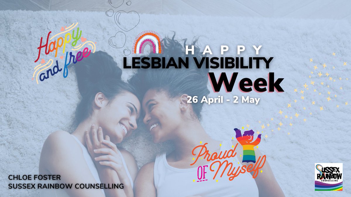 Have a happy Lesbian Visibility Week!

#LesbianVisibilityWeek
#LVW21
#LwiththeT