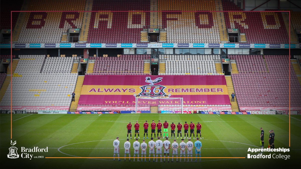 Bradford City Afc Our Annual Memorial Fixture Marked The 36th Anniversary Of The Valley Parade Fire Disaster May The 56 Lives Tragically Lost On 11th May Bradford City Afc Our Annual Memorial Fixture Marked The 36th Anniversary Of The Valley Parade Fire Disaster May The 56 Lives Tragically Lost On 11th May