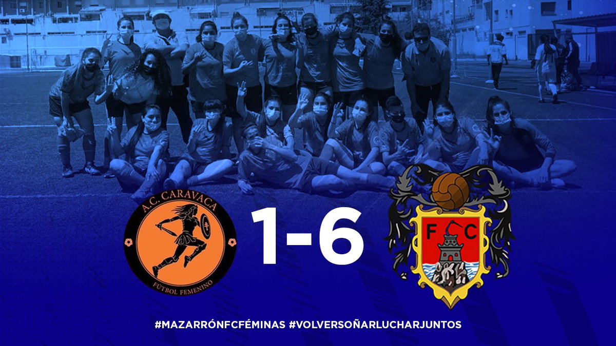 MazarronFC's tweet photo. MAZARRÓN FÉMINAS ⚽️
AC Caravaca Femenino 1-6 @MazarronFC
+3 ante Caravaca Femenino ✅💪🏻
💥GOLEADORA
#Cindy x2
@almu_zabala x2
#Miriam x1
#Xispi x1
¡ENHORABUENA CHICAS! ¡VAMOS TOMATE MECÁNICO 🍅⚙️!
#MazarrónFCFéminas
#VolverSoñarLucharJuntos ❤️💙 https://t.co/BdEXseb0ND