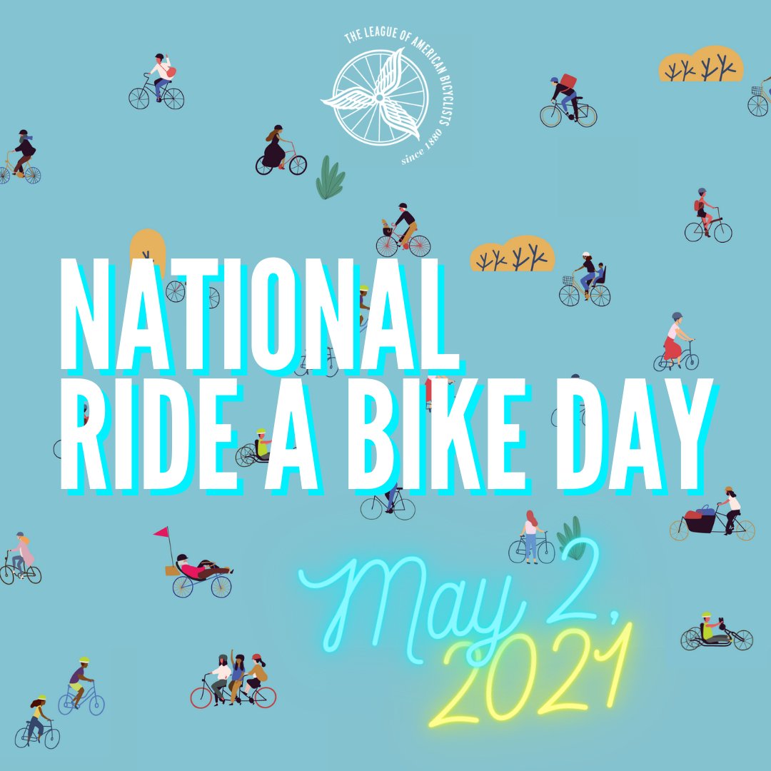 BikeNewton's tweet photo. Join Bike Newton and the millions of Americans who bike for the inaugural National Ride a Bike Day and (re)discover that simple joy of riding a bike. Pick your route, pick your ride, snap a photo and tag #NewtonBikes #BikeDay #NewtonMA https://t.co/pnixuz0Izq