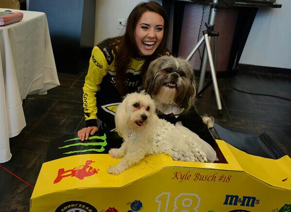   Happy Birthday Kyle Busch from Kyle Busch 18 and Samantha Busch 54 