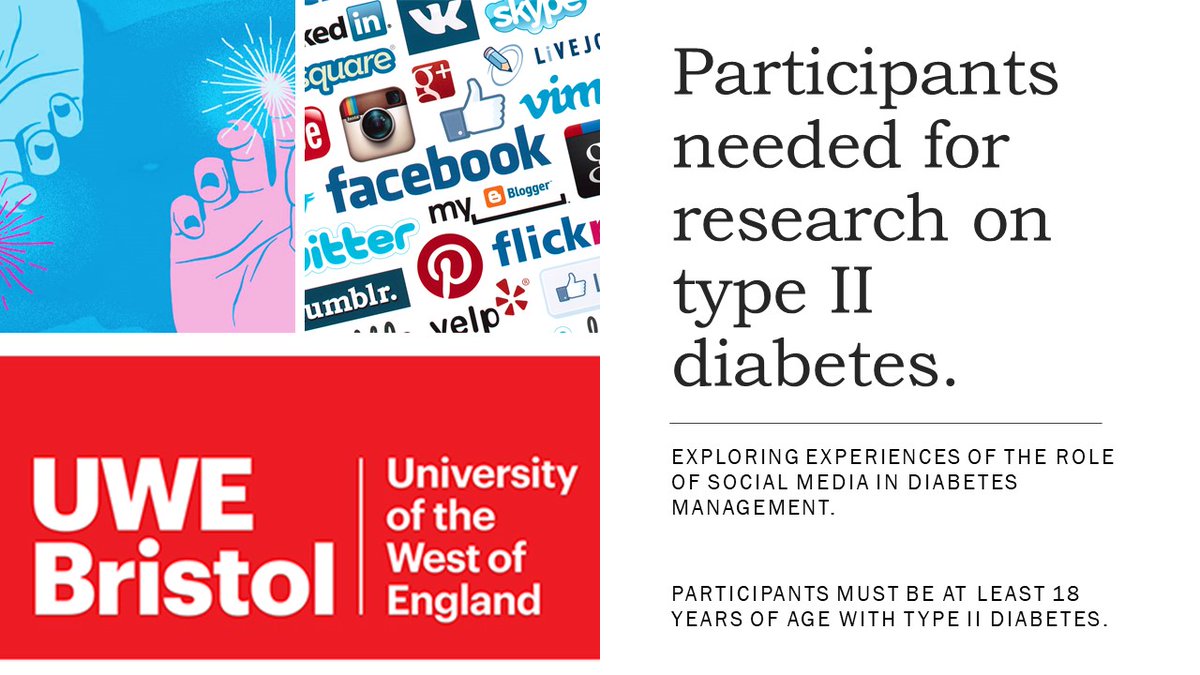 cerys20672771's tweet photo. https://t.co/k5ECk8lEkw 
@UWEHealthPsy @UWEBristol @_diabetes101 
#diabetes #research #survey #experiences #socialmedia https://t.co/IwMfvPbaqp