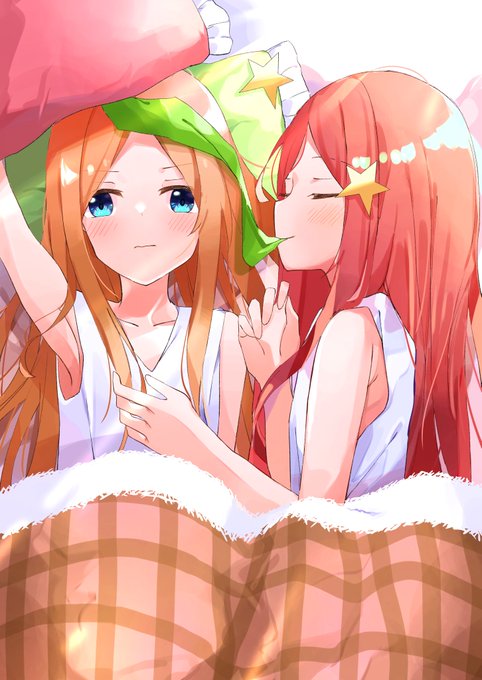 Nel ねる⚓️ホロクル11th 【K-28】さんがTwitterに投稿した中野五月(五等分の花嫁)のイラスト。