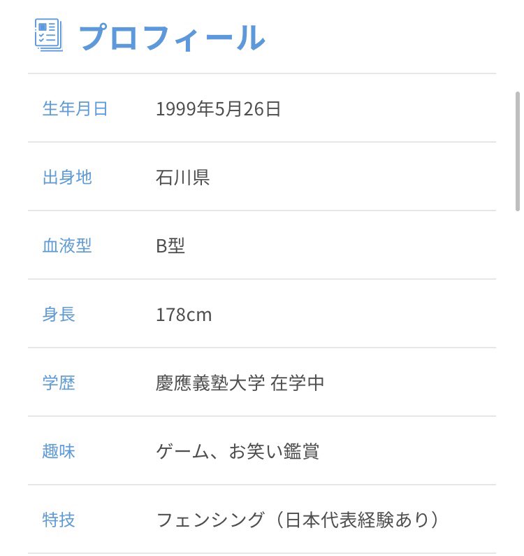 西垣匠の高校は 大学は慶応で学部は フェンシング元全日本ユース きじキジ更新中 F