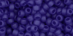 BeadaBeada's tweet image. A higher Sapphire

 &quot;A truly Dark Blue to cause pause and admire
and duly imparts view of Frosted Sapphire. 
When Cobalt&apos;s too deep but it&apos;s depth you require
 this bead falls neatly, or perhaps leapt, to inspire.&quot;

Toho Beads 8/0 #258 Transparent Frosted Dark Sapphire TR-08-8F