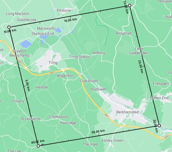 BerkoBirder's tweet image. I’ve also figured out if I take some liberties with geometry and the definition of a “square”, I can fit all 💯 I saw yesterday in a 10km x 10km area, and no need to count and “person in but bird outside” records either! #PatchAThon