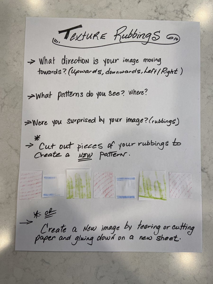 OuelletteHRCE's tweet photo. Texture rubbings are a fun activity to do at home! What’s around your house that shows TEXTURE? Do you see any patterns? @HRCEFineArts @HRCE_NS @nseducation @ArtsHbr #morewithless #imaginativeplay #textureandpattern #artsathome https://t.co/EGWVcLow2A