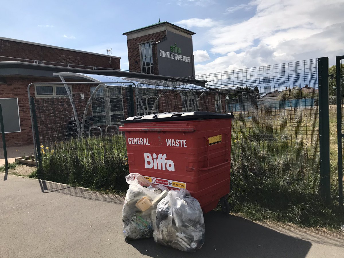 That’s a full bin and 2 bags of litter picked. 
#BetterCommunities 
Other waste disposal companies are available.
