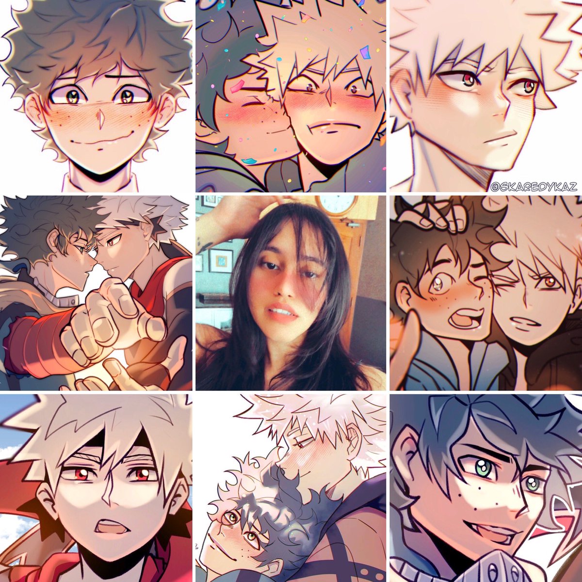 Hi, my name's Kaz, my favorite trope is childhood friends to enemies to rivals to lovers and this is my #artvsartist _(:3」∠)_ 