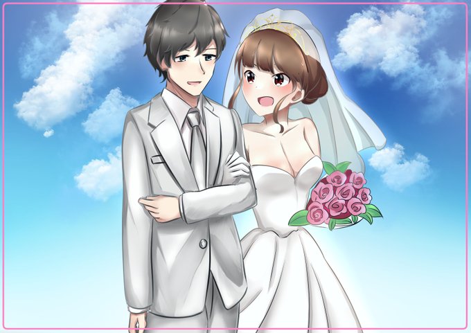 結婚するのtwitterイラスト検索結果 古い順