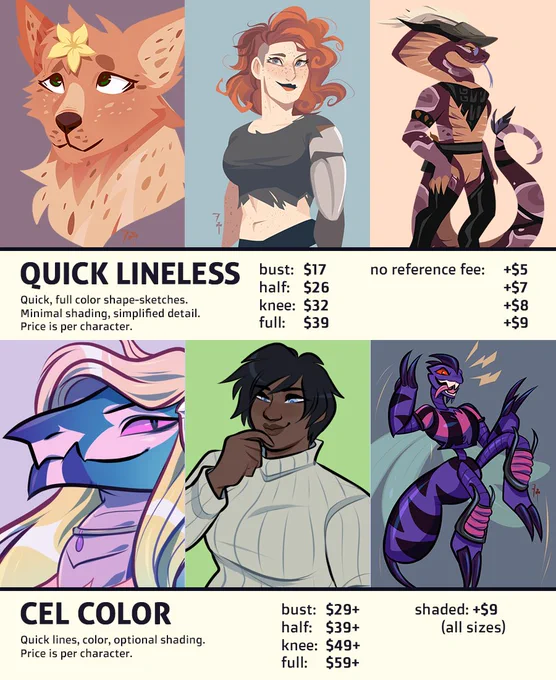 [ #artph ] Commissions are open again! Some prices updated, do check the info~

INFO:
https://t.co/lLvAQw5Dzt
SLOTS/QUEUE:
https://t.co/kHOQOZPuji

PAYPAL or 🇵🇭 BPI/GCash!
CONTACT: 7clubsart (at) gmail 