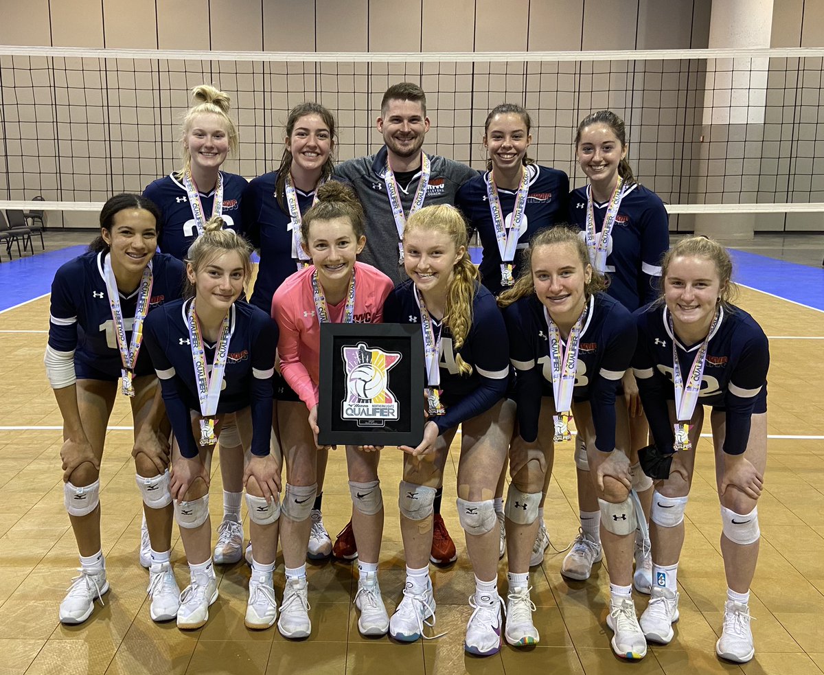 DOUBLE QUALIFIED! Congratulations to 15 Tsunami and Coach Tyler on their 3rd place finish at Northern Lights and for double qualifying in 15 Open!