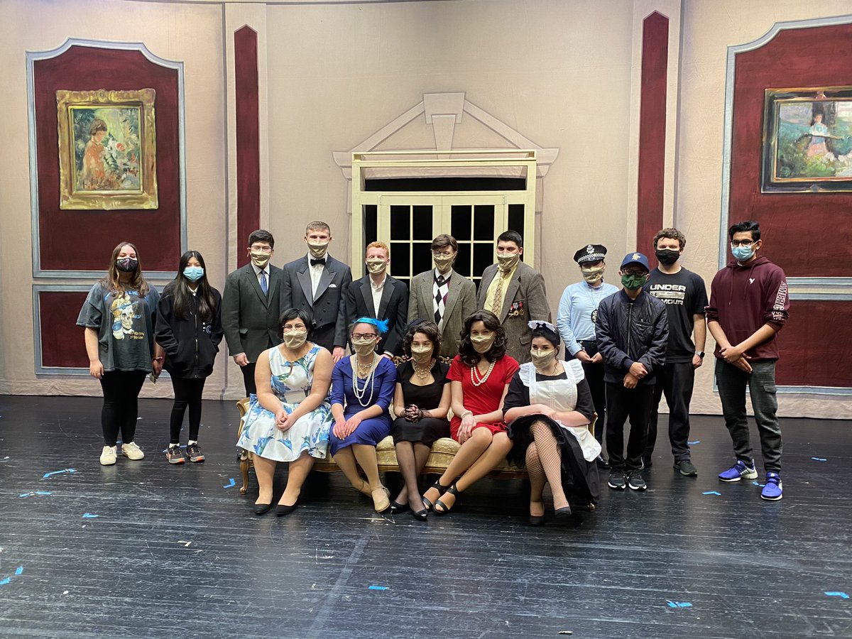 Yesterday, in an awesome collaboration between <a href="/EHHSDramaClub/">East Haven High School Drama Club</a> and EHHS Media Club, we filmed our production of Clue! (Not all of our film crew is pictured.)  We can’t wait to premiere it for you in a few weeks!