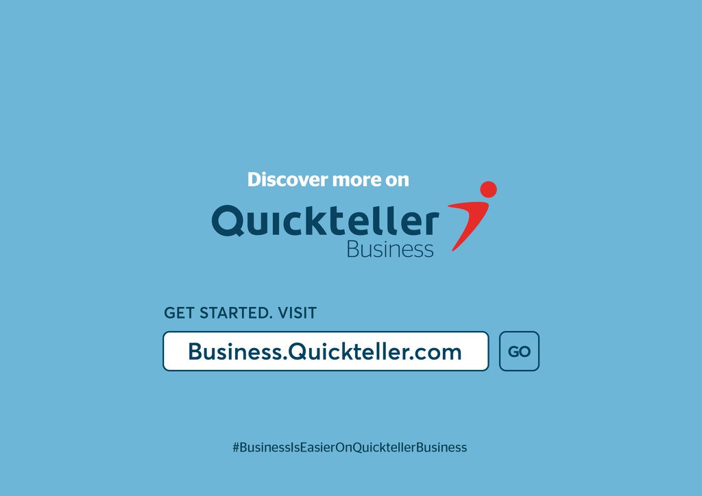 Quickteller's tweet photo. Thank you to our hundreds of viewers that joined the live stream.
Donโt forget to tell someone to visit https://t.co/6eYWJMTOxO today! Your payment needs catered into one swift and seamless platform. #QuicktellerBusiness ๐๐พ https://t.co/JApn3d1sYe