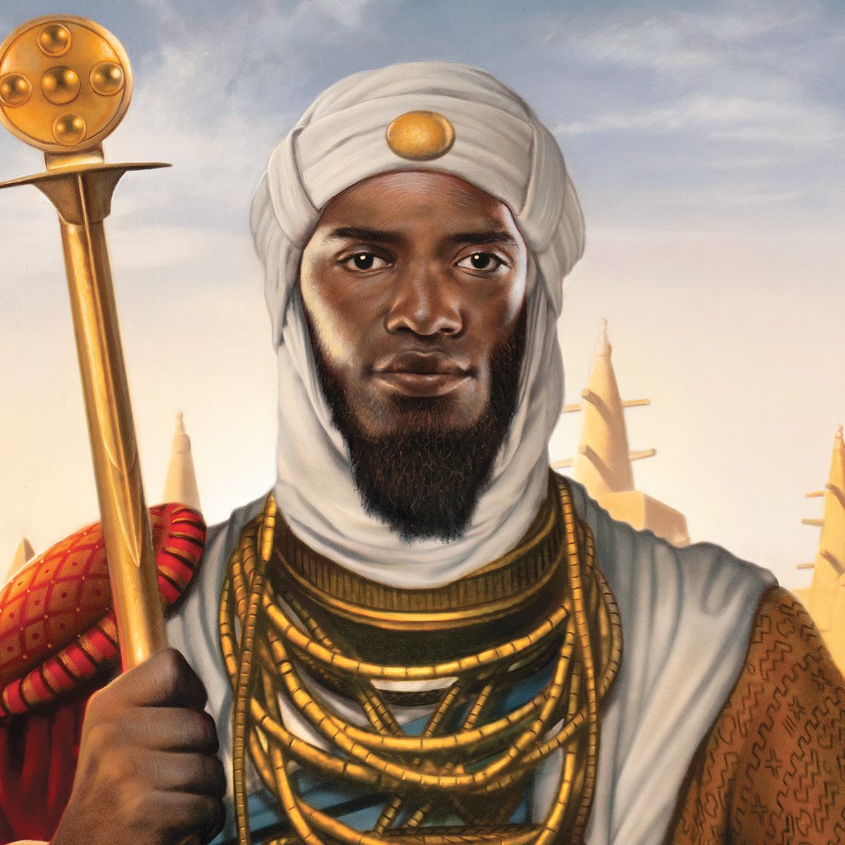this civilization reached its peak under the rule of mansa musa who made his wealth through mali's supply of salt, gold and ivory to most of the world. musa is estimated to have been worth $400 in today's currency, making him the richest man of all time.