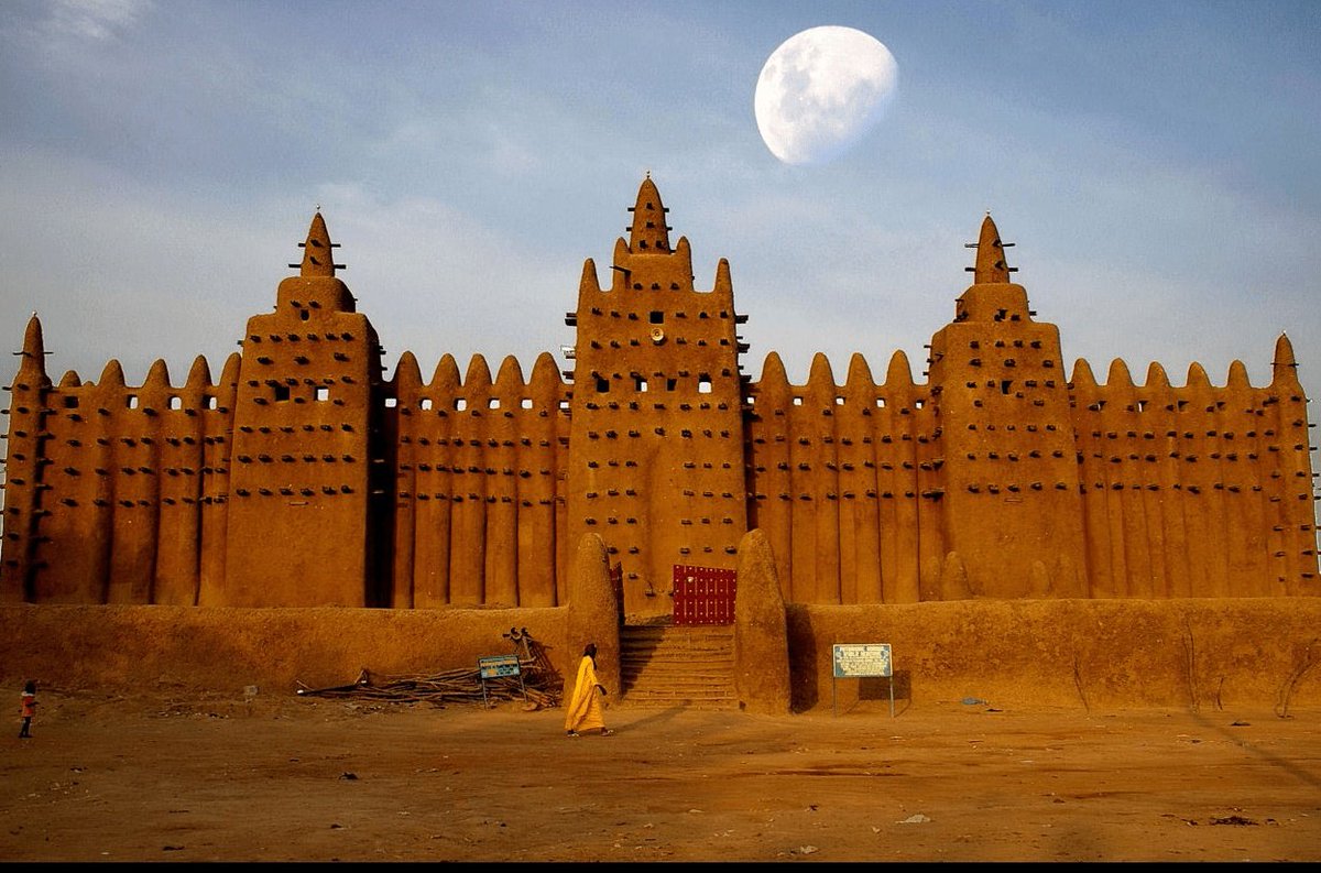 in 1334, musa became the first muslim ruler to four-thousand-mile pilgrimage, where he met rulers from europe and the middle east, and putting mali european maps. he also helped develop timbuktu and its university, which has since been a major learning center for the world.