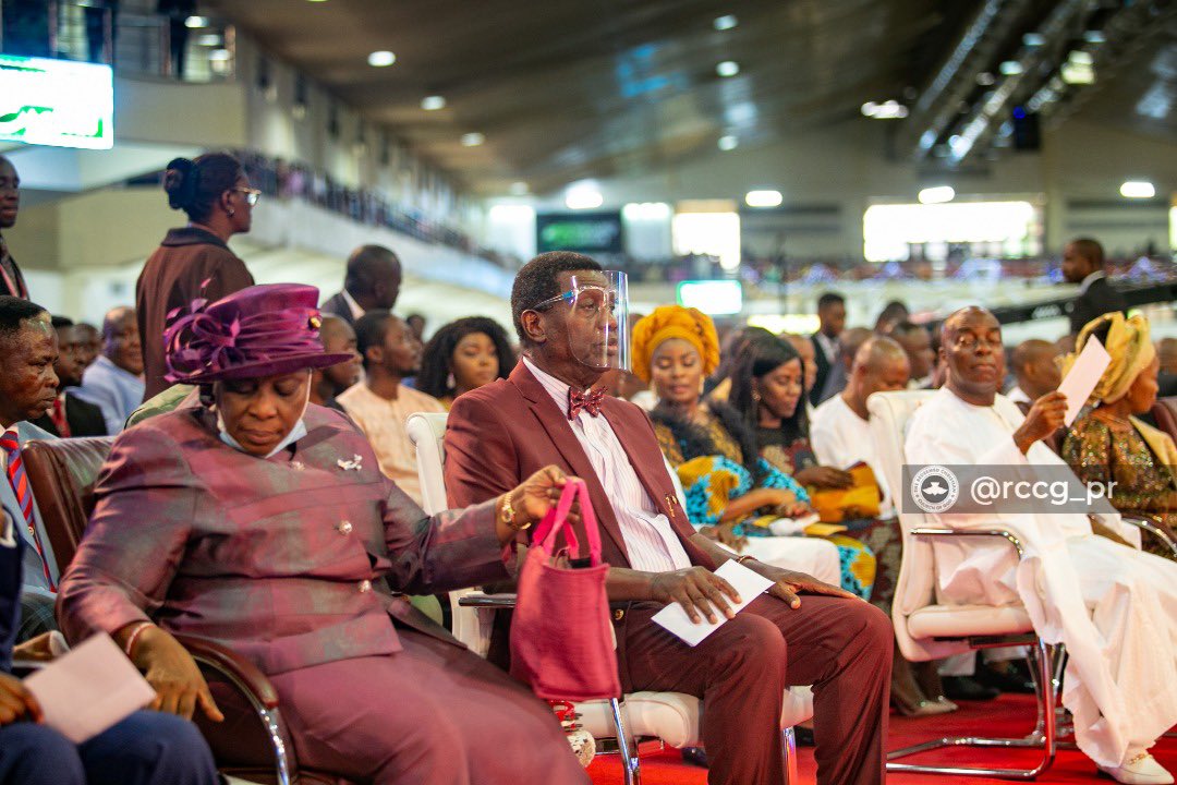 PastorFAAdeboye's tweet photo. It was with great joy we celebrated with the family of @davidoyedepomin and the entire Living Faith Church at Canaanland Otta. Indeed God has been merciful and it is my prayer that diverse miracles, signs and wonders would be done by God through their Ministry in JESUS name. https://t.co/O9iszT4WpG