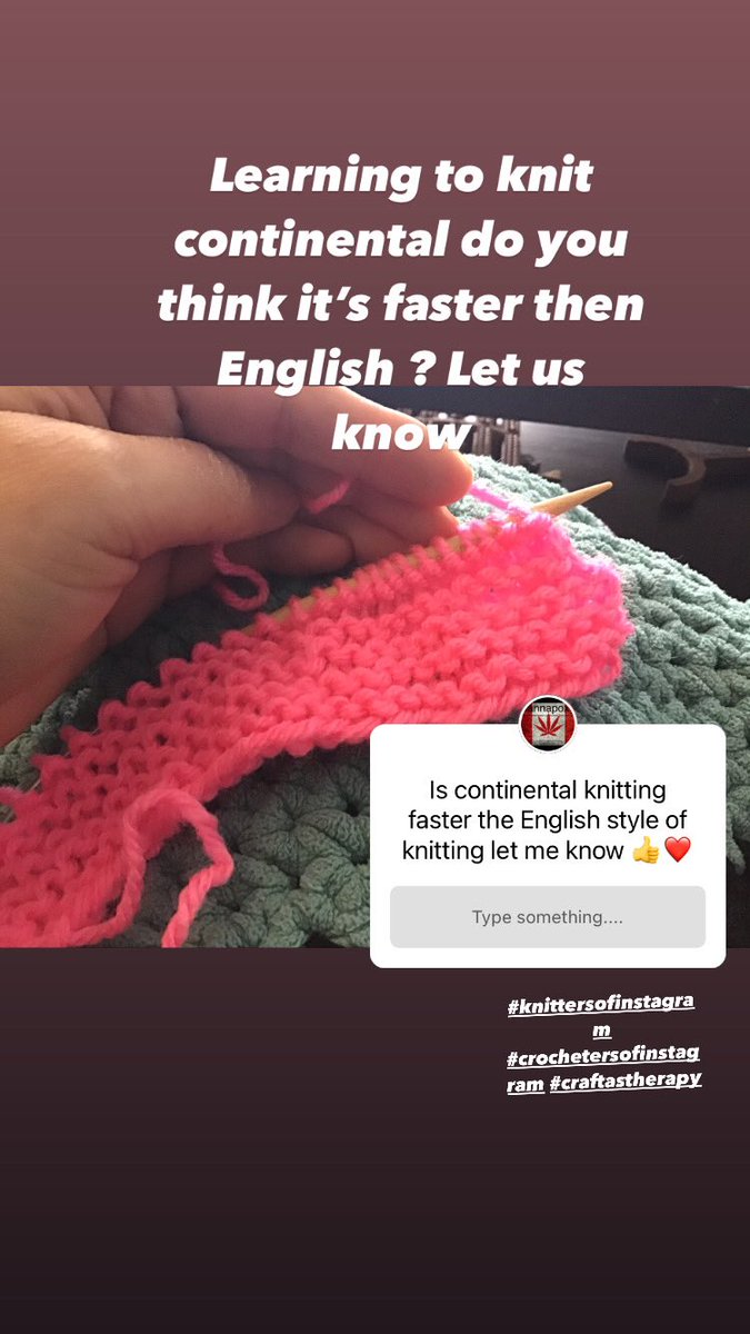 MNukshuk's tweet photo. Happy Sunday 🧶I’m currently learning how to knit continental slowly but steady lol 😂 Is it english style or  continental you prefer?let us know🤗#crochet #knitting #crochetaddict #knittingaddict #learning #craftersofinstagram #craftacholic #crafter #handmade #fun https://t.co/DbaTtkkq9O